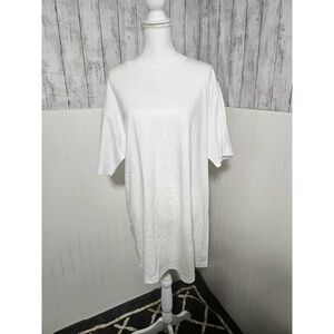 NWOT Stafford Heavyweight Premium Performance White T-Shirt XL Tall 100% Cotton